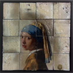 Jane Framer, Kunstwerk, Druck auf Holz, Pop Art, Street...
