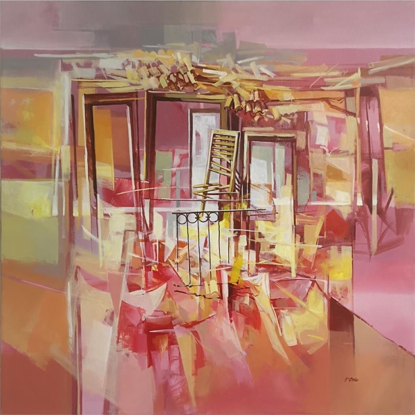 Das abstrakte Gemälde "Aspetti Urbani" des renommierten Künstlers Francesco Basile lädt zu einer emotionalen Erkundung der Stadtlandschaften ein. In lebendigen Acrylfarben auf einer 100 x 100 cm Leinwand festgehalten, fängt das Werk die Vielfalt urbaner Formen und Farben ein. Licht und Schatten spielen auf der Leinwand, verleihen der abstrakten Szene eine dynamische Tiefe. Indem es Raum für individuelle Interpretationen lässt, schafft das Gemälde eine persönliche Verbindung zum städtischen Leben. "Aspetti Urbani" öffnet Fenster zur Seele der Stadt.