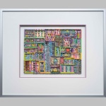 Dieses Kunstwerk in limitierter Auflage (350 Exemplare) mit den Maßen 40 x 50 cm fängt die Energie und Freude der Stadt perfekt ein. Es ist in einem matten Aluminiumrahmen mit Museumsglas und säurefreien Materialien gerahmt. Die einzigartige 3-D Siebdruck-Technik verleiht dem Werk Tiefe und Textur, während Rizzis charakteristischer Stil lebendige Farben und Details hervorhebt. Ein begehrtes Sammlerstück, das die dynamische Atmosphäre von New York City einfängt.