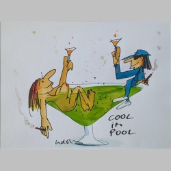 Udo Lindenberg - Cool im Pool Unikat