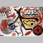 Was ist Gravitation ist ein Kunstwerk von A.R. Penck. Es wurde mittels Siebdruck auf Büttenpapier geschaffen. Es hat eine Limitierung von 55 Exemplaren und ist handsigniert.