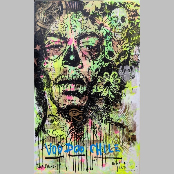 Nick Twaalfhoven | Jimmy Hendrix (gelb)
