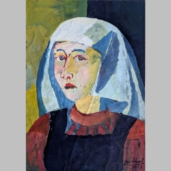 Josef Scharl - Portrait Frau