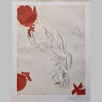 Georg Baselitz - Melancholie, Drei Rosen