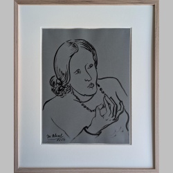 Josef Scharl - Frau mit Halskette
