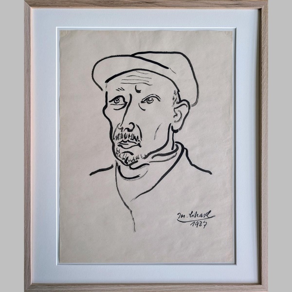 Josef Scharl - Mann mit Mütze