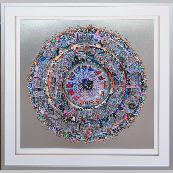 Charles Fazzino | One World - The circle of life