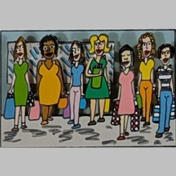 James Rizzi - Going shopping with the Girls