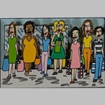 James Rizzi - Going shopping with the Girls