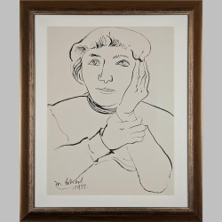 Josef Scharl | Nachdenkliche Frau