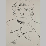 Josef Scharl | Nachdenkliche Frau