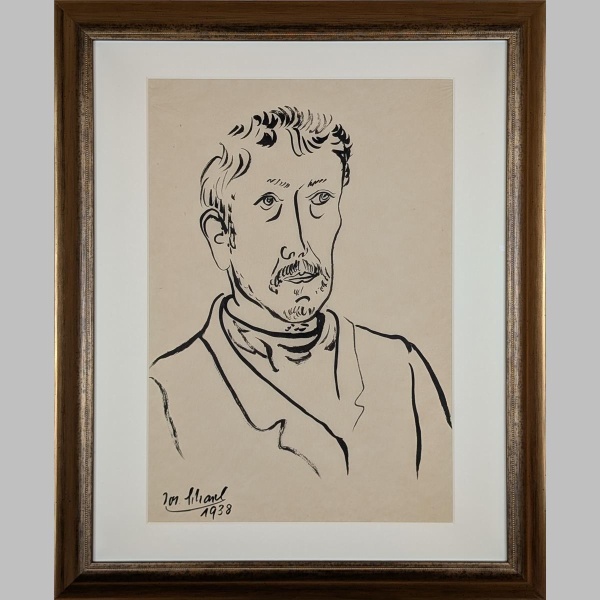 Josef Scharl | Mann mit Halstuch