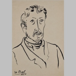 Josef Scharl | Mann mit Halstuch