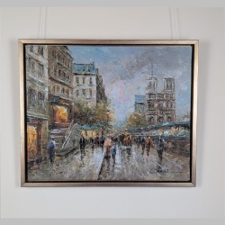Christof Vevers | Paris, Les Bouquinistes de Notre Dame, Quais de Seine Animés