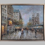 Christof Vevers | Paris, Les Bouquinistes de Notre Dame, Quais de Seine Animés